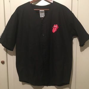 Rolling Stones vintage baseball jersey.